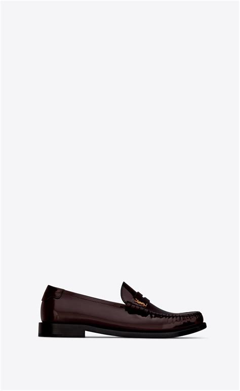 ysl monogram loafers|ysl penny loafer.